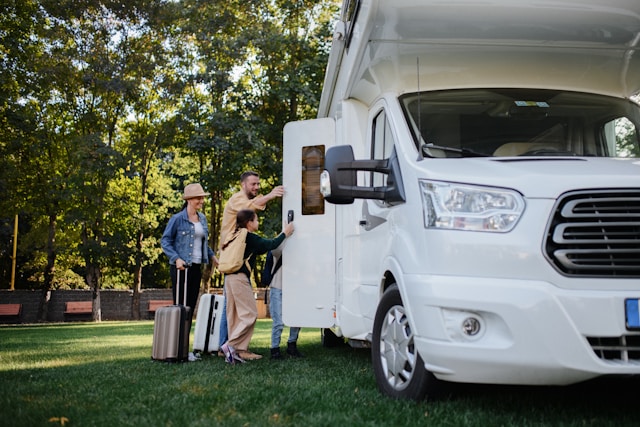 The Family Exploring the Americas in an Electric Van